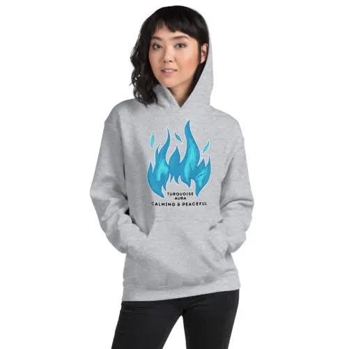 Turquoise Aura Explained Hoodie - Image 12