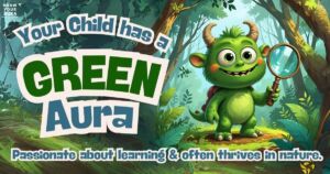 YOUR LITTLE ANGEL HAS A GREEN AURA - KNOW YOUR AURA CHILD PERSONALITY TEST